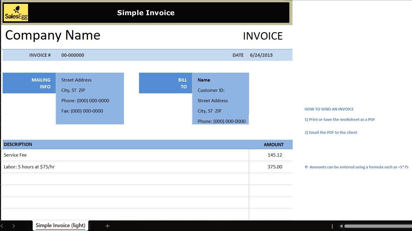 Simple Invoice