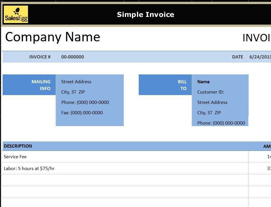 Simple Invoice