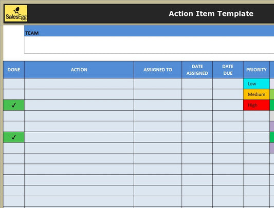 ActionEase: Essential Task Tracker Template
