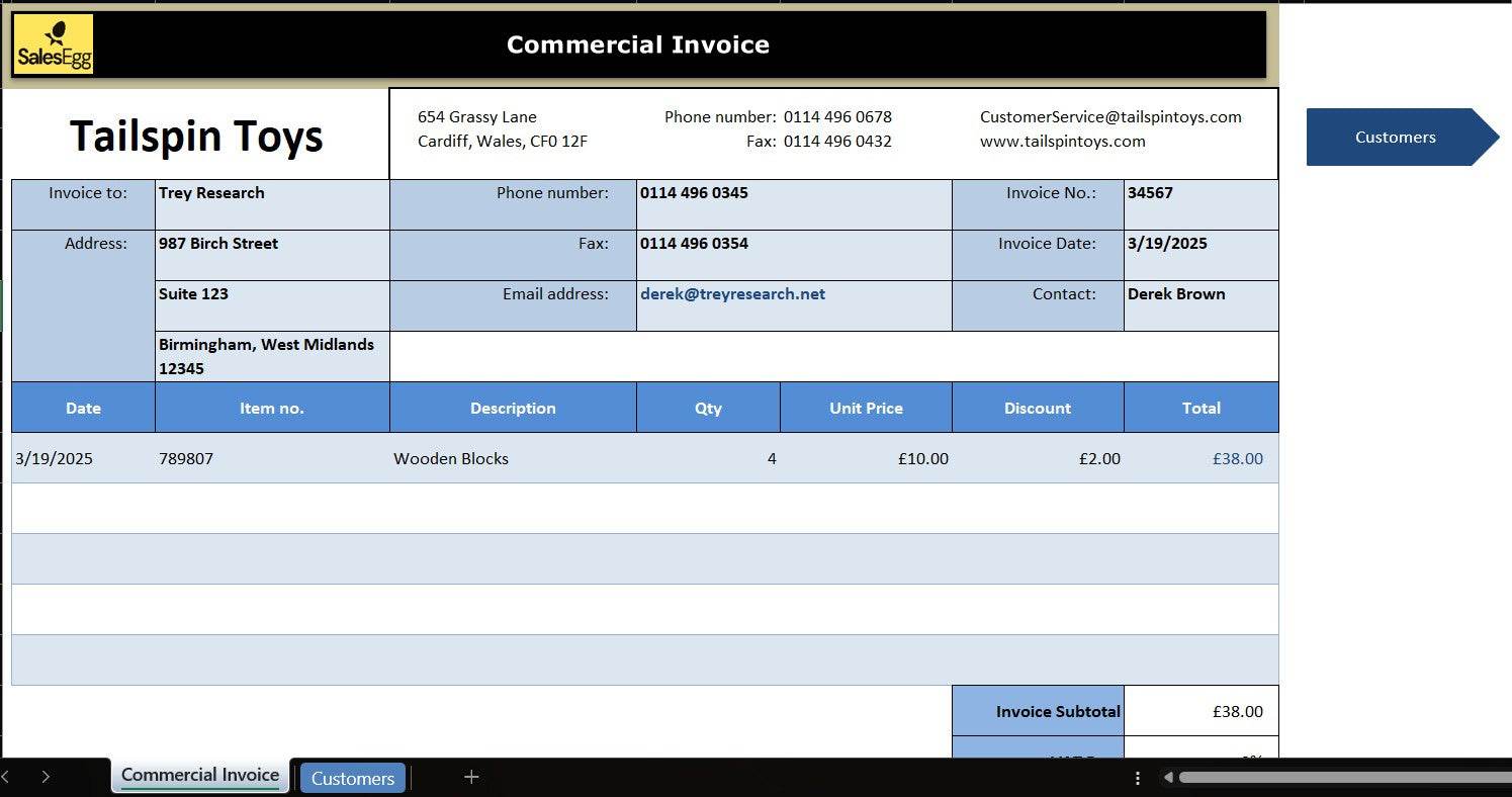 Commercial Invoice