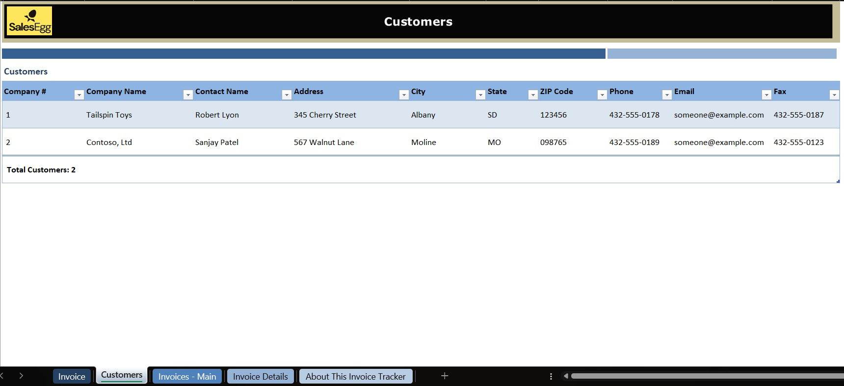 Sales Invoice Tracker