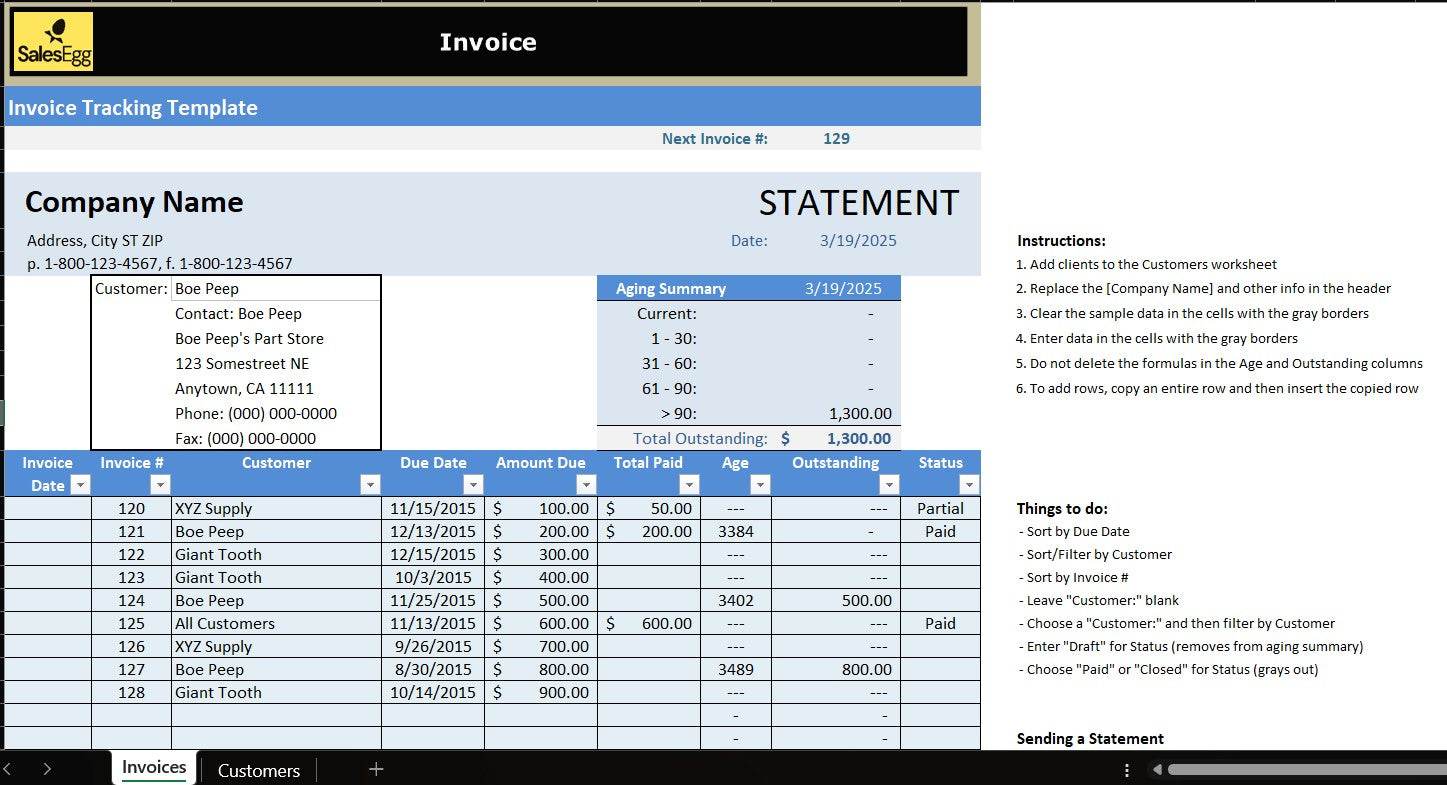 Invoice Tracker