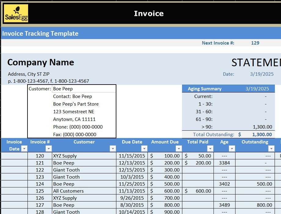 Invoice Tracker