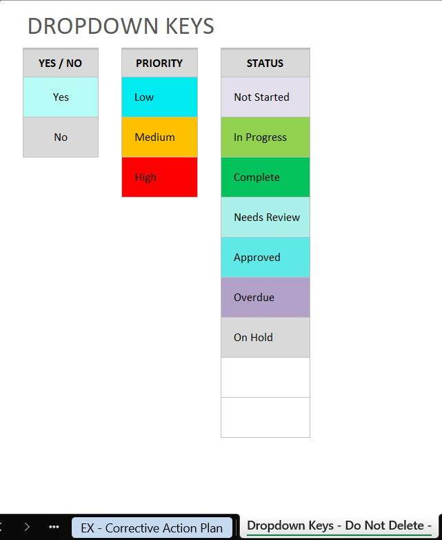 FixFrame: Simple Corrective Action Plan Template