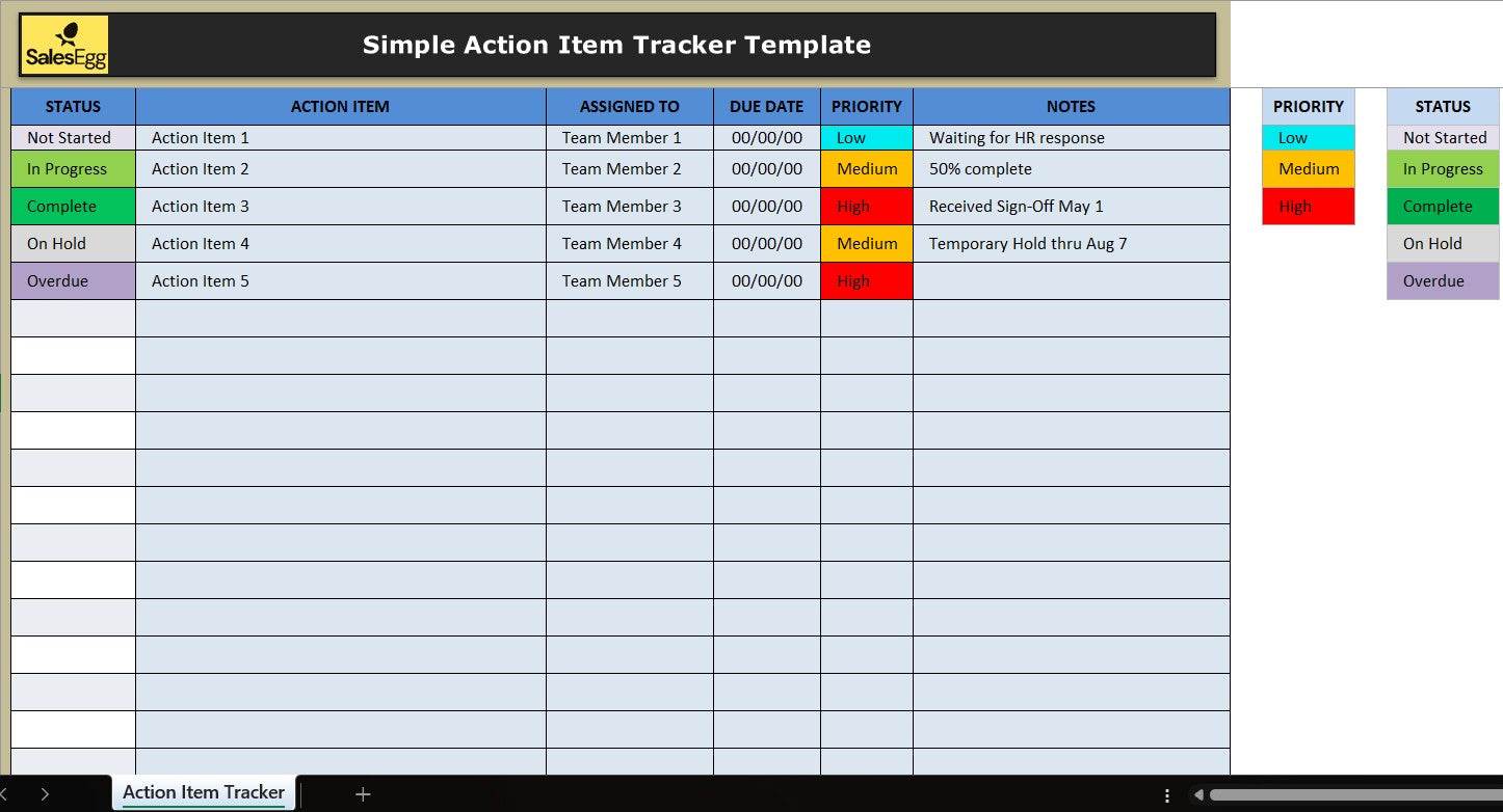 TrackMate: Simple Action Tracker Template