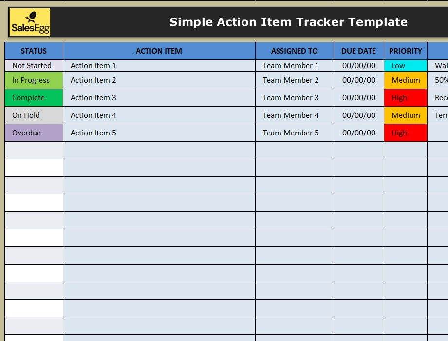 TrackMate: Simple Action Tracker Template