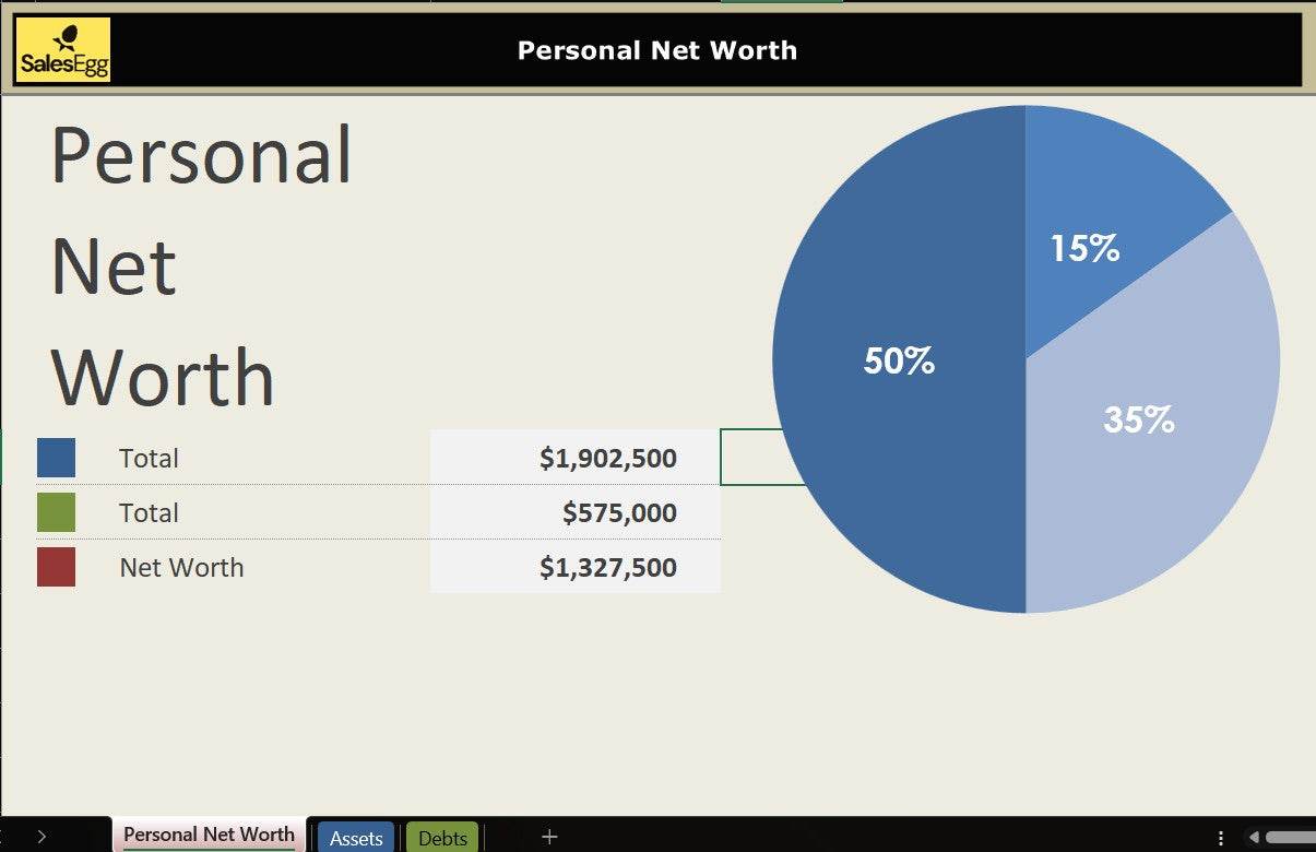 Personal Net Worth Calculator