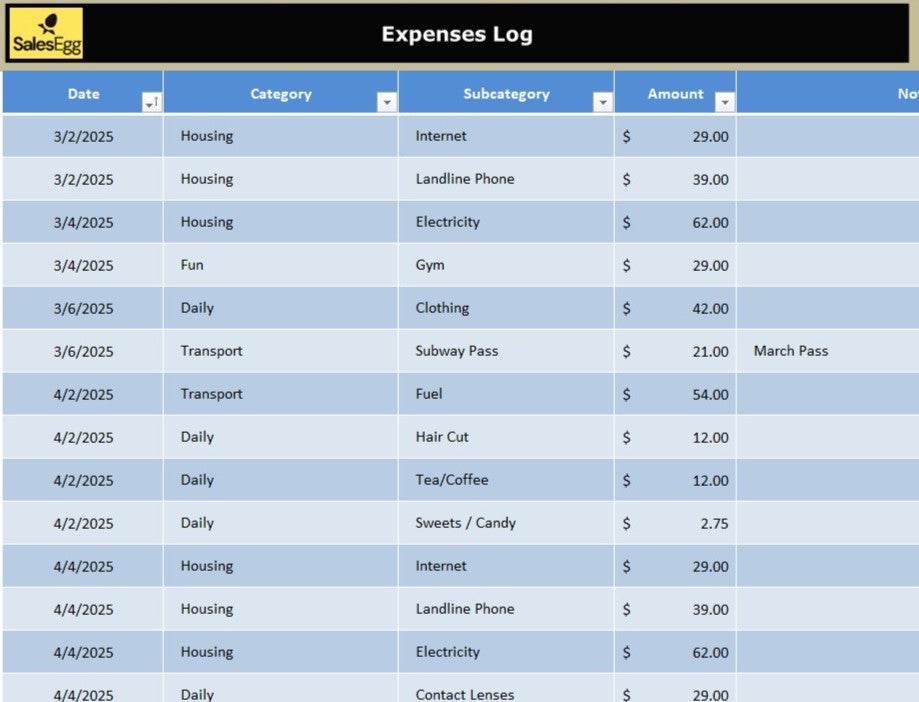 Personal Expense Calculator