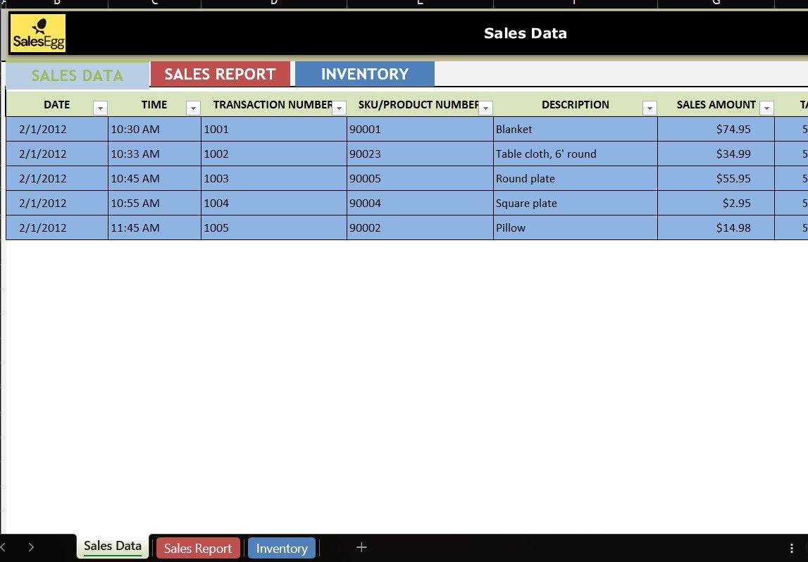 Daily Sales Tracker