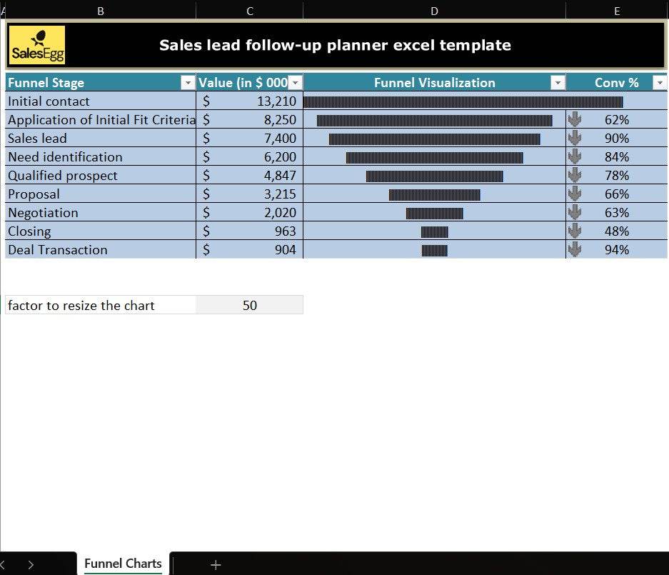 Sales Lead Follow up Planner